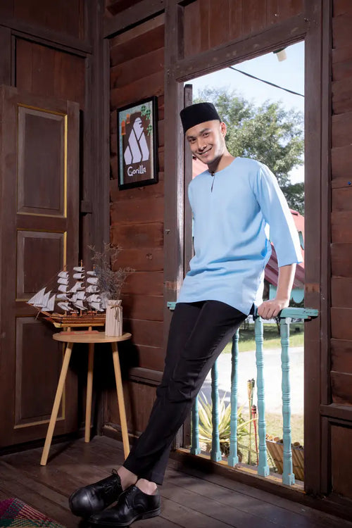 Kurta Gorilla - Dewasa - Baby Blue