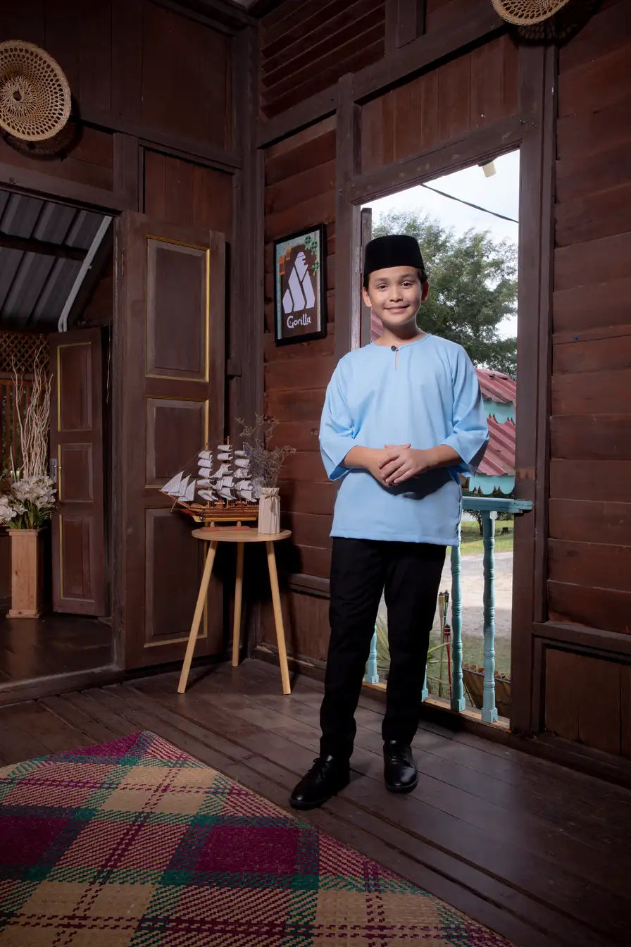 Kurta Gorilla - Kanak-kanak - Baby Blue