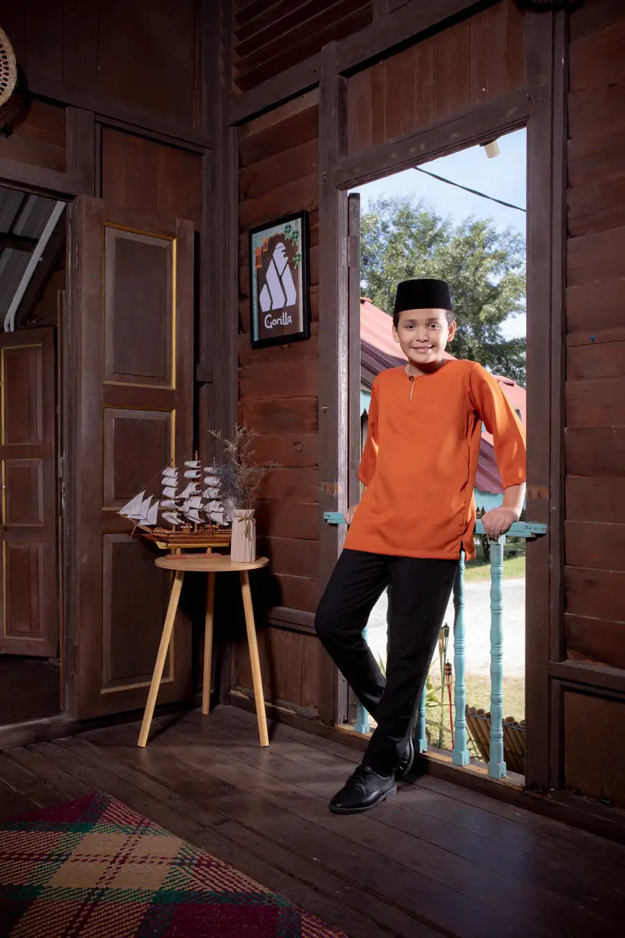 Kurta Gorilla - Kanak-kanak - Brick Orange