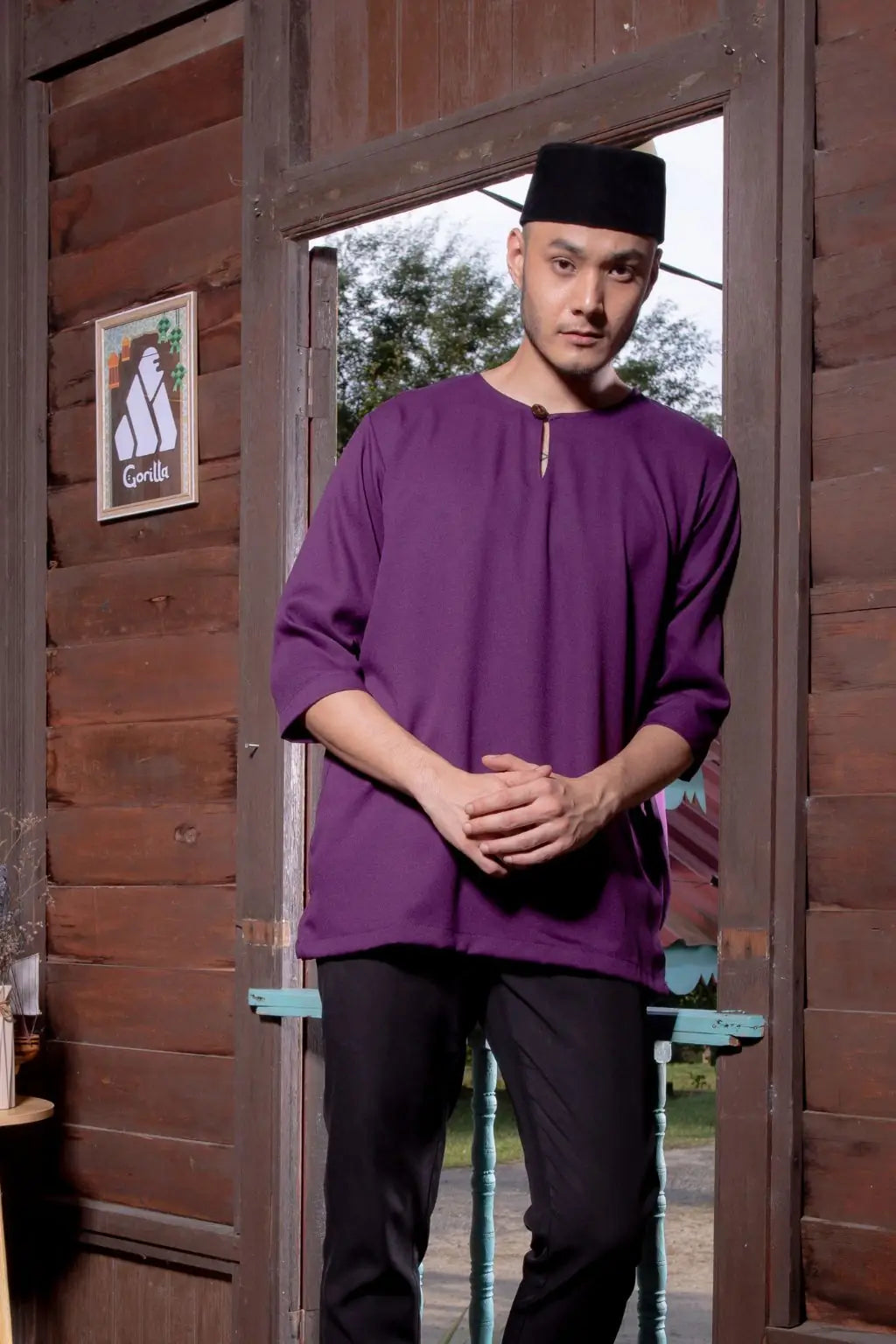 Kurta Gorilla - Dewasa - Dark Purple