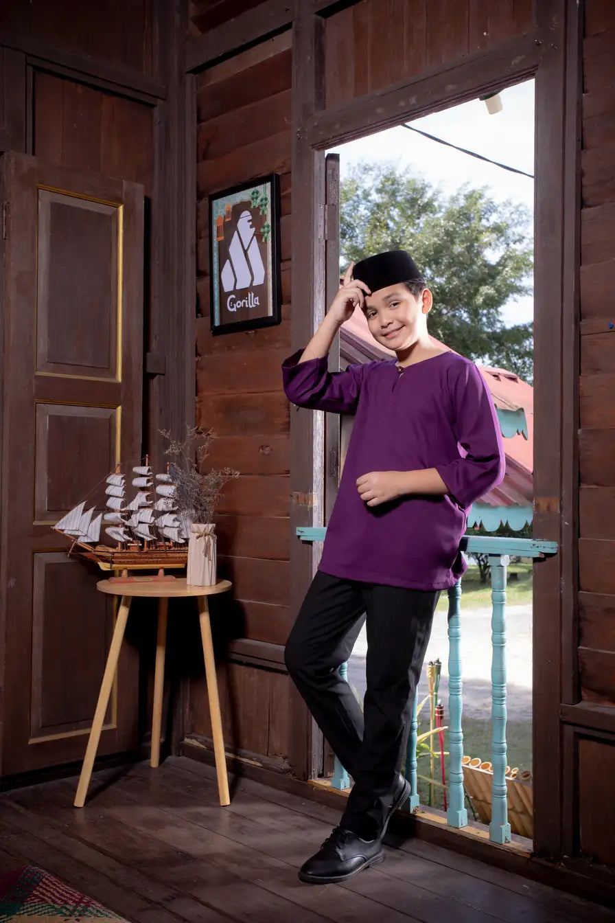 Kurta Gorilla - Kanak-kanak - Dark Purple
