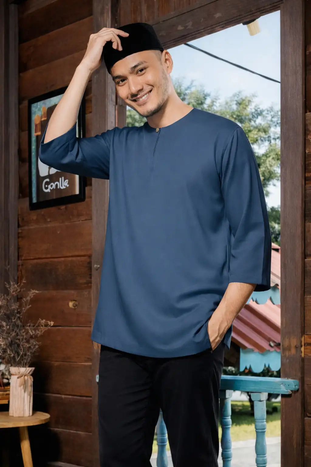 Kurta Gorilla - Dewasa - Ash Blue