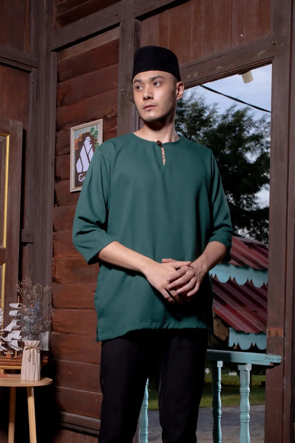 Kurta Gorilla - Dewasa - Emerald Green
