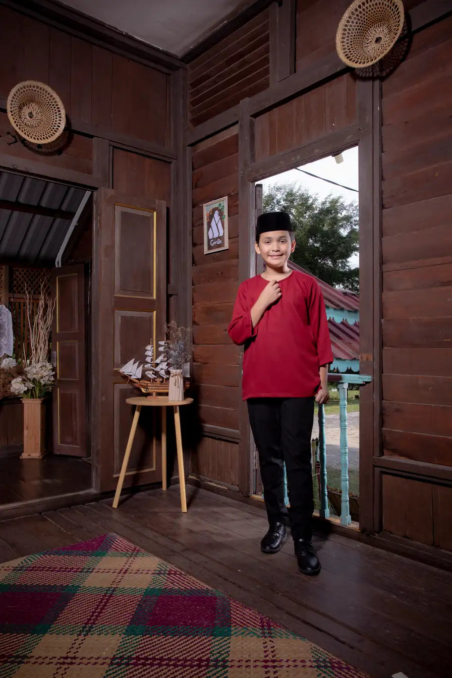 Kurta Gorilla - Kanak-kanak - Maroon