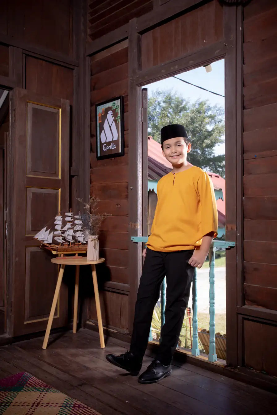 Kurta Gorilla - Kanak-kanak - Mustard