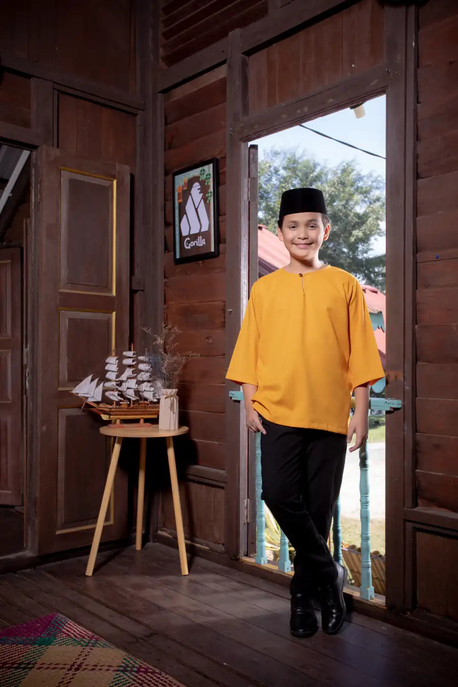 Kurta Gorilla - Kanak-kanak - Mustard