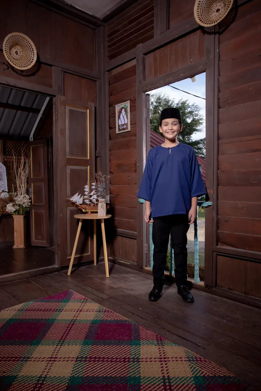 Kurta Gorilla - Kanak-kanak - Navy Blue
