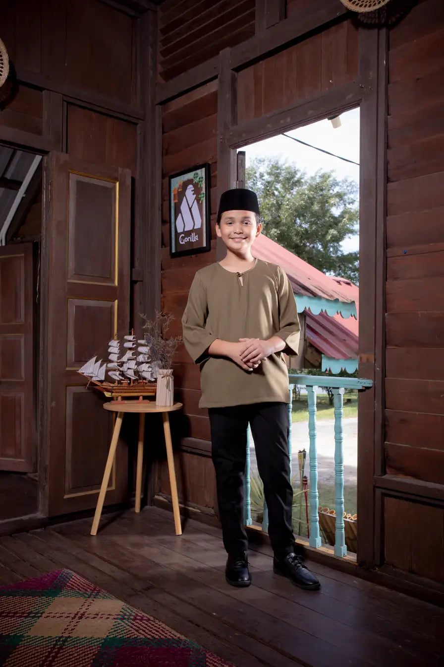 Kurta Gorilla - Kanak-kanak - Olive Green