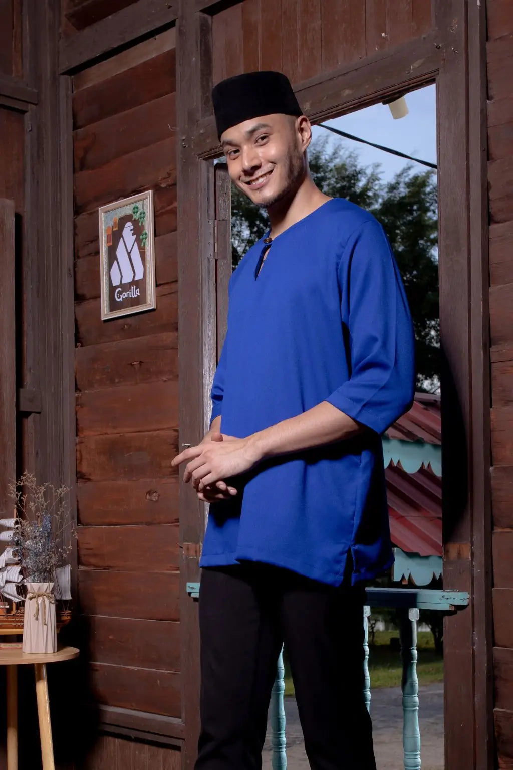 Kurta Gorilla - Dewasa - Royal Blue