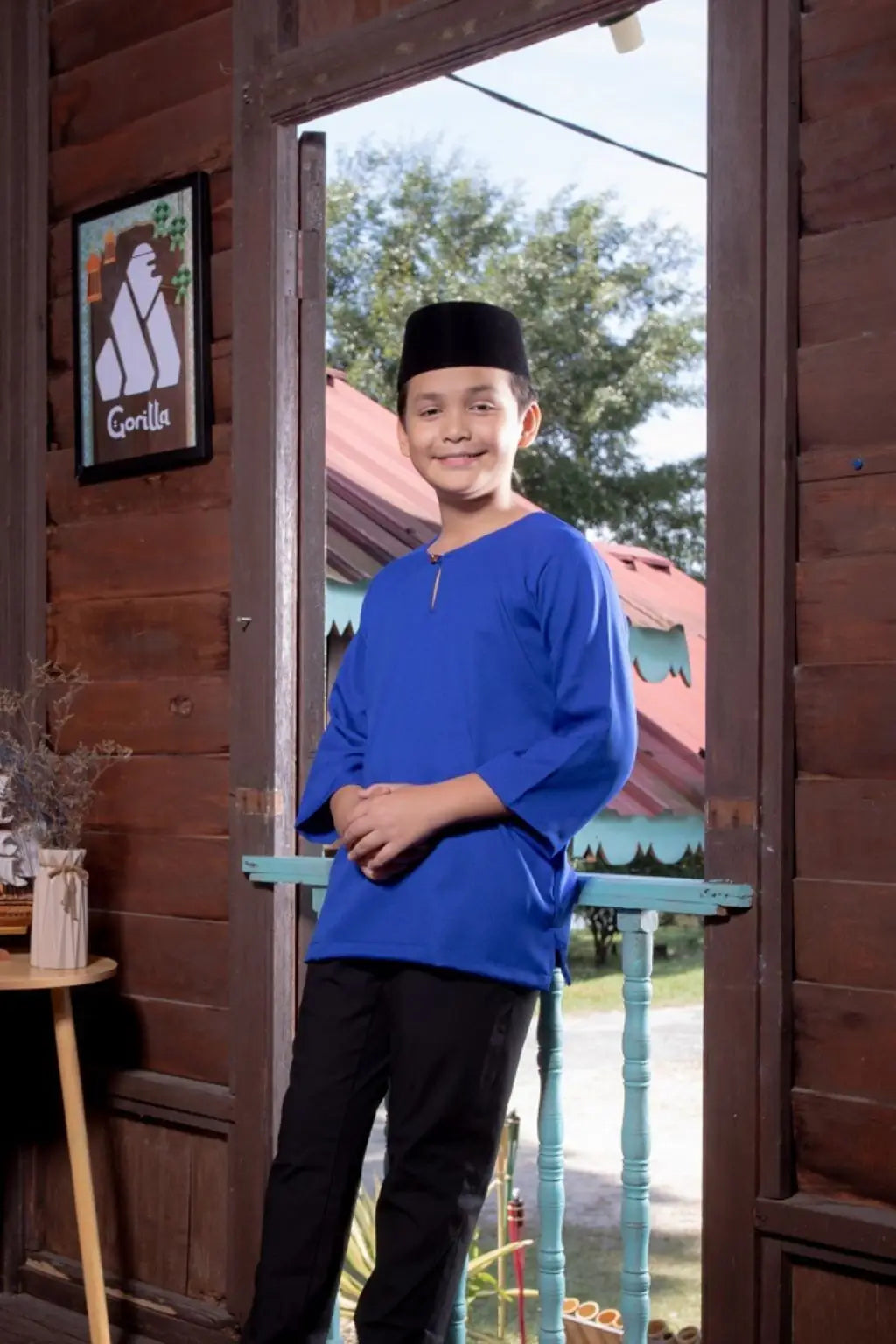 Kurta Gorilla - Kanak-kanak - Royal Blue