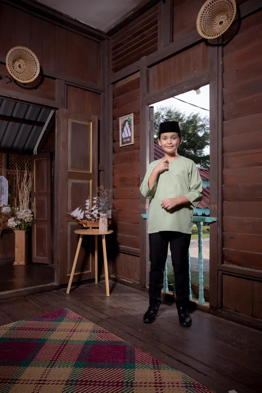 Kurta Gorilla - Kanak-kanak - Soft Green