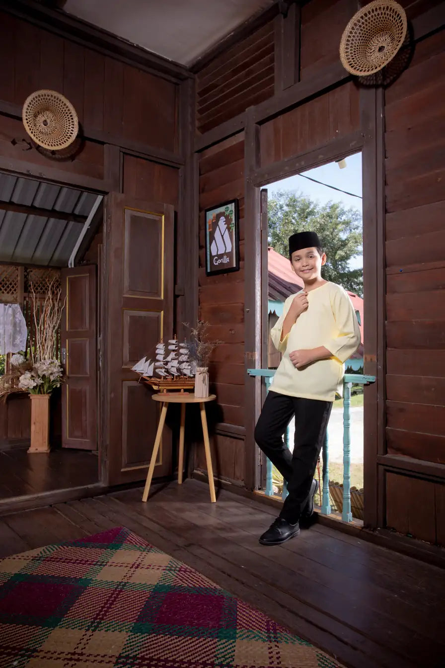 Kurta Gorilla - Kanak-kanak - Soft Yellow