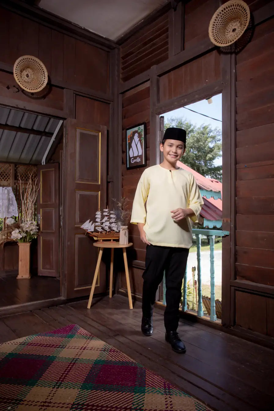 Kurta Gorilla - Kanak-kanak - Soft Yellow