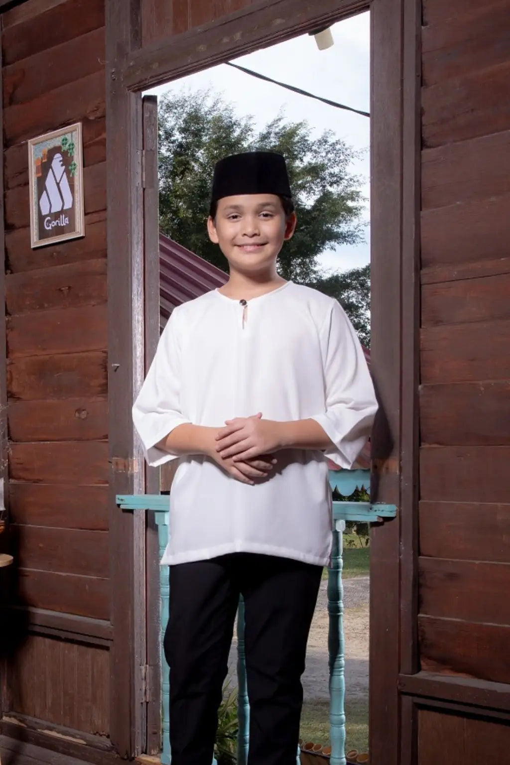 Kurta Gorilla - Kanak-kanak - White